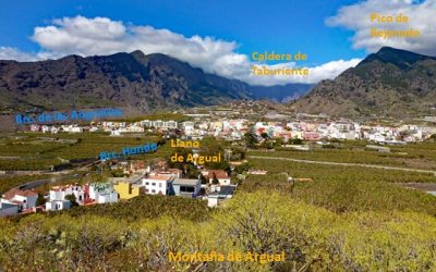 Un grabado rupestre palmero podría simbolizar la Montaña de Argual