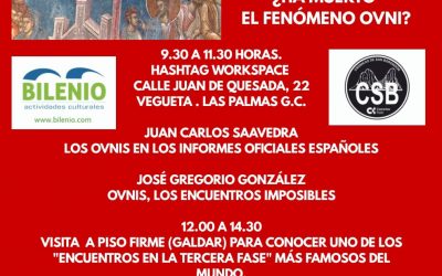 Sábado de OVNIS el 29 de agosto en Gran Canaria
