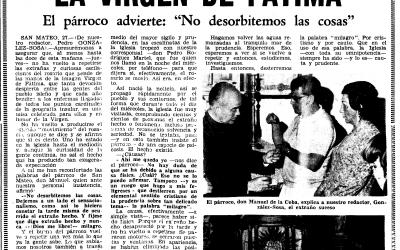 UN MILAGRO EN VEGA DE SAN MATEO